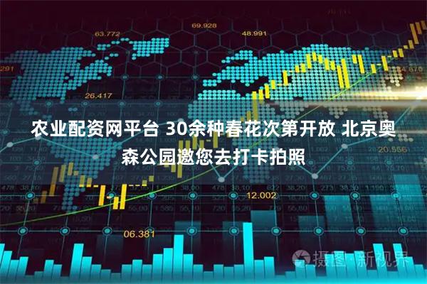 农业配资网平台 30余种春花次第开放 北京奥森公园邀您去打卡拍照