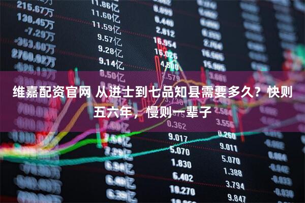 维嘉配资官网 从进士到七品知县需要多久？快则五六年，慢则一辈子